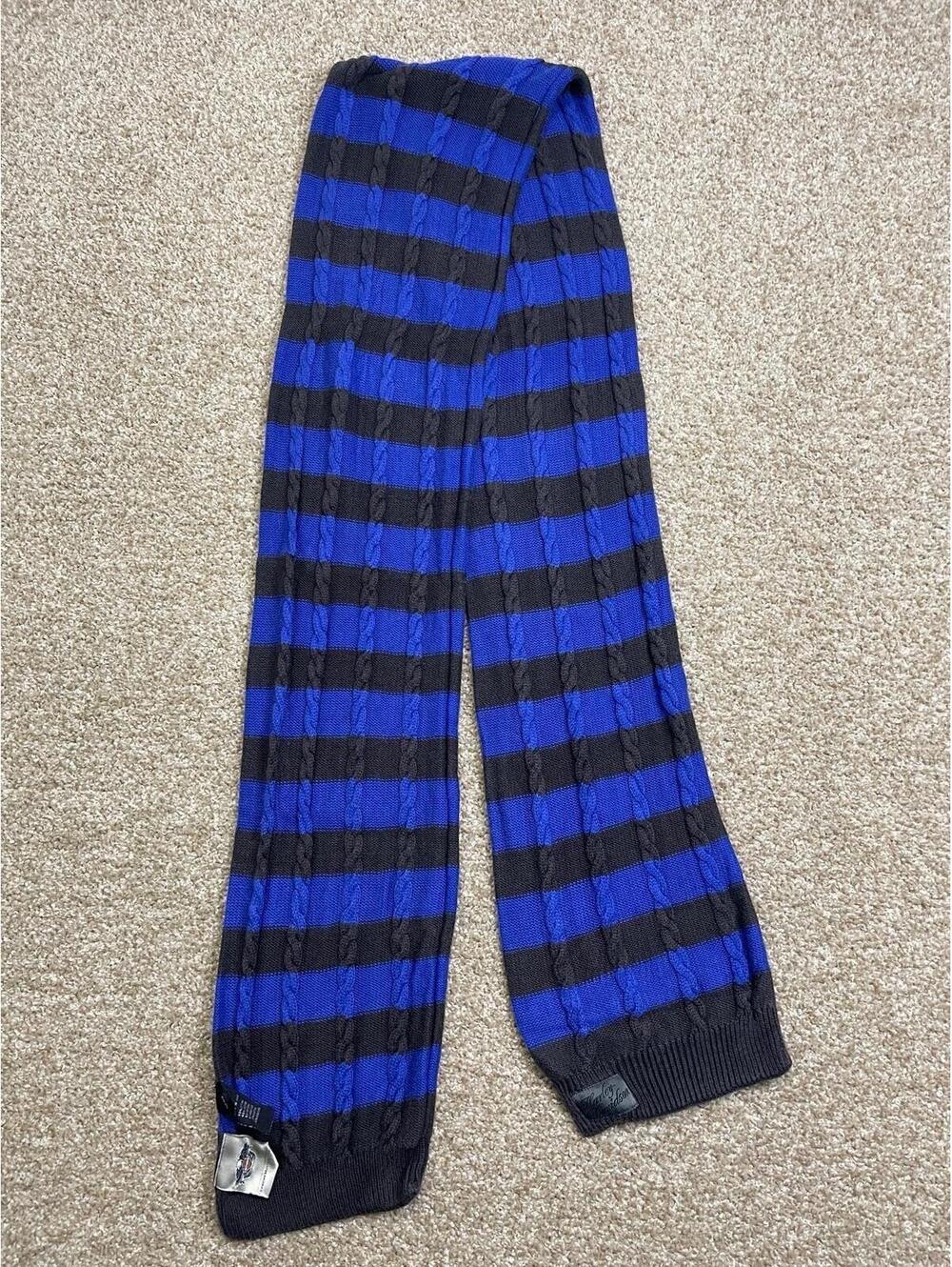 Harley-Davidson Punto Scarf - Harley Black and Blue One Size